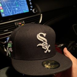 White Sox Fitted Hat Size 7 5/8
