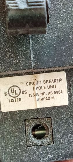 Airpax breaker 75 amps