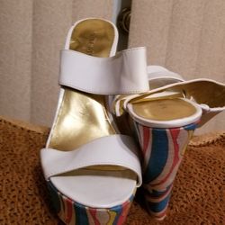 Wedge White Shoes