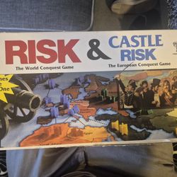 Vintage Risk & Castle Risk Parker Brothers Board Game (1990)