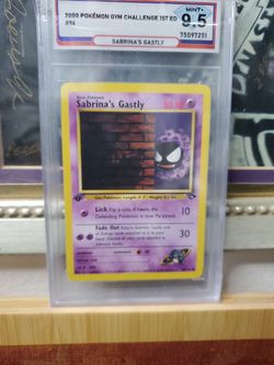 2000 Pokémon Gastly" Gym Challenge 1st Ed. #96