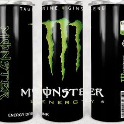 Tumbler Mug Insulated MONSTER ENERGY Designs HOT/COLD 20oz 