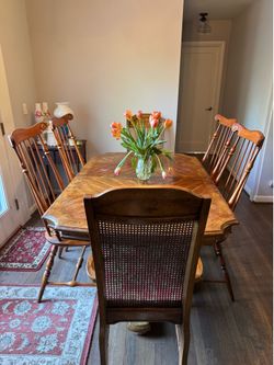 Dining set and china cabinet
