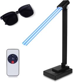 Home Disinfection Device w/3- Speed Timing  & Remote Control, UV Light Sanitizer - Retail $90