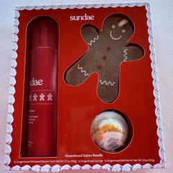 New Unopened Sundae Gingerbread Galore Gift Set - 3pc
