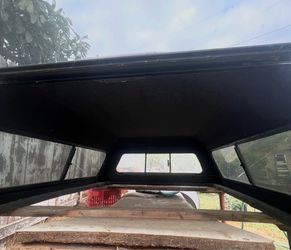 Black Truck Bed Camper Shell Topper