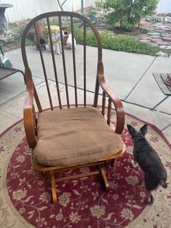 Rocking/Glider Vintage wood chair
