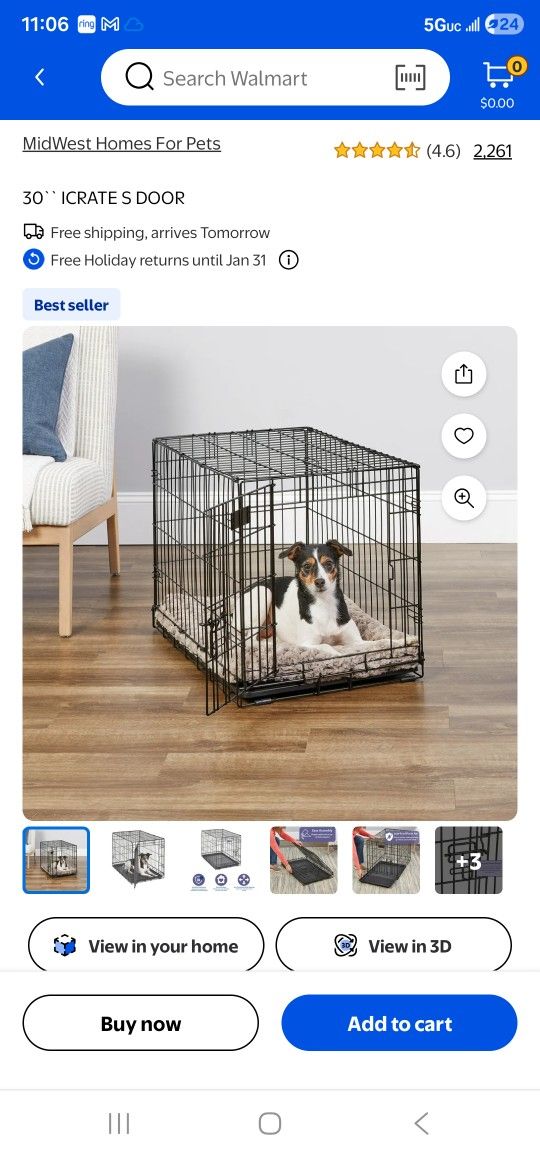 Small Dog Crate