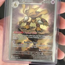 Alakazam Pokemon Center Stamped 