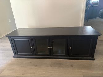 Crosley 60” Entertainment Center / TV Stand – Black Media Console