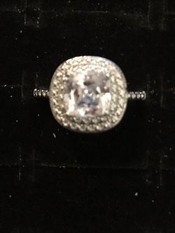 Size 9 silver ring