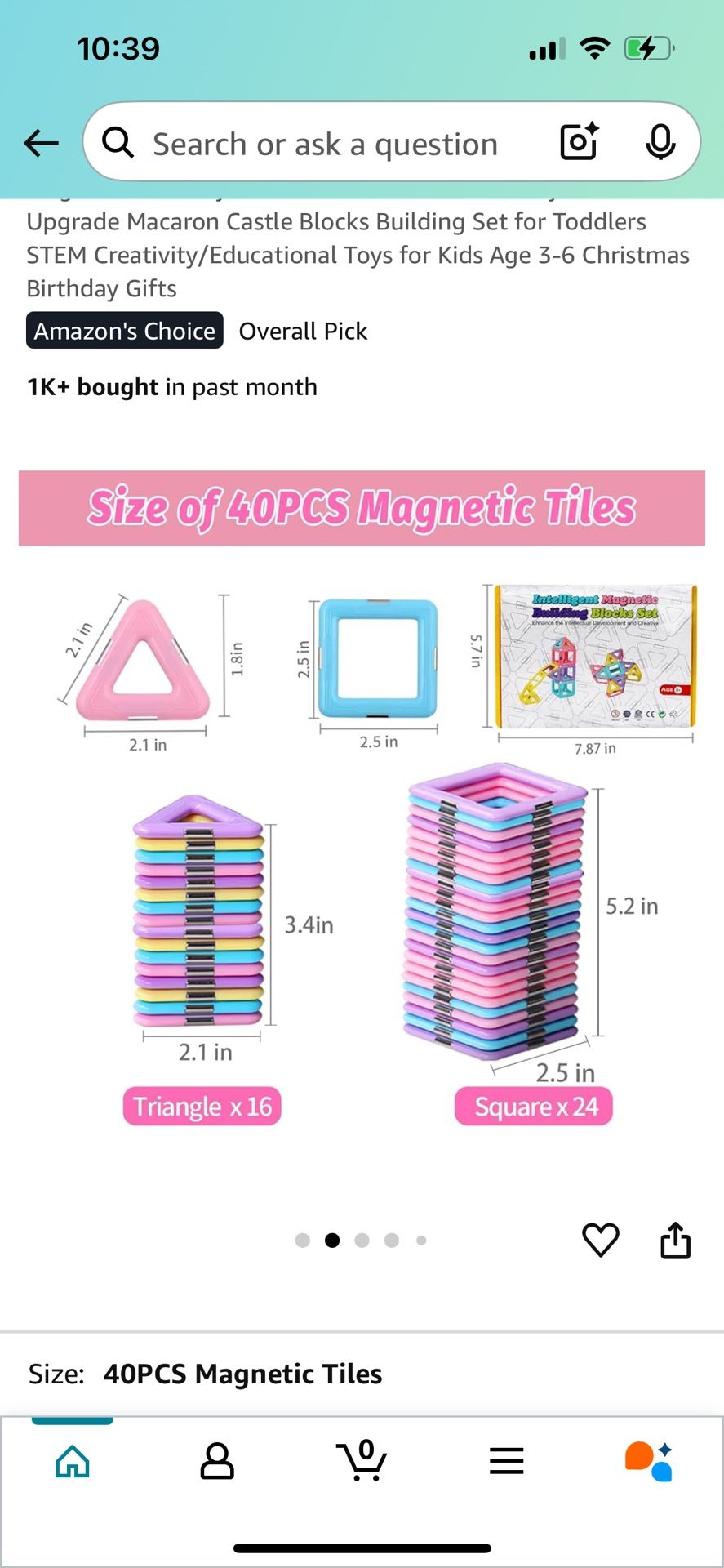 Intelligent Magnetic Building Blocks Set