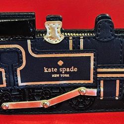 Kate Spade All Aboard Mini Leather Train Coin Purse Wallet