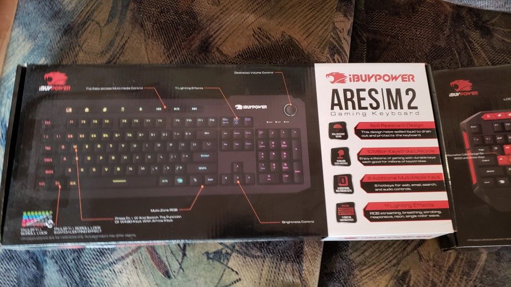 Two iBuyPower Keyboards