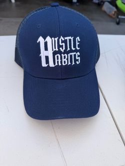 Hustle Habits Navy Trucker Hat