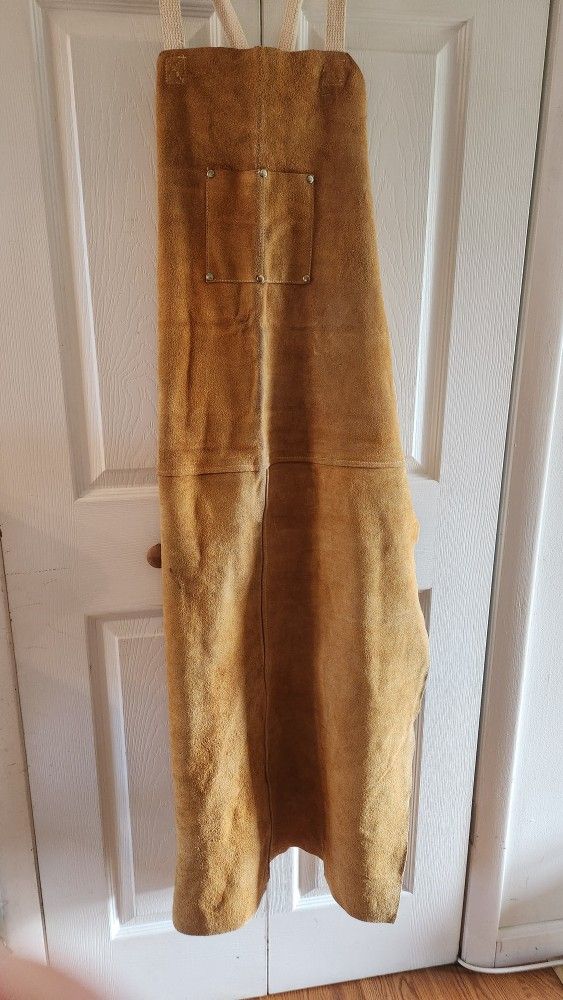Tillman Leather Bib Apron Cowhide Cover