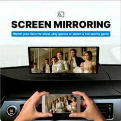 Car tablet with built in dash cam and rear cam