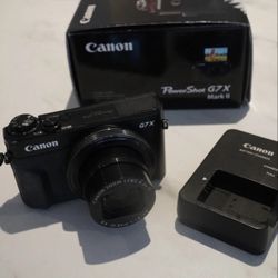Canon PowerShot G7 X Mark II 20.1MP Compact Camera - Black