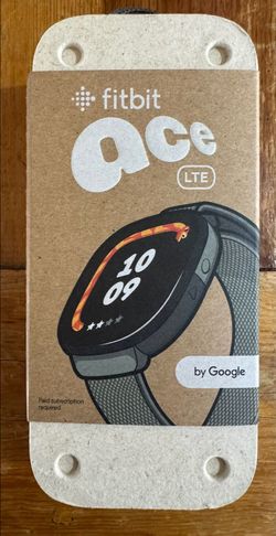 Fitbit Ace LTE Kids Smartwatch with In-App Calling, Messaging, GPS Gray (7102)