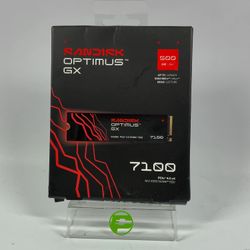 New SanDisk M.2 2230 Optimus GX 7100 500GB M.2 NVMe Gen 4.0 x 4 SSD SDSP71500GAN