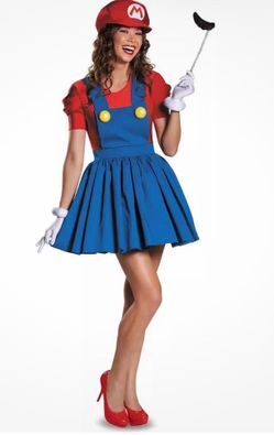 Super Mario - Halloween Mario and Luigi costumes