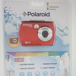 Polaroid Camera 16mp Waterproof Digital Camera-Red