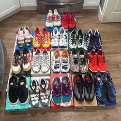 Sneaker Bundle 17 Pairs Sizes 10.5/11