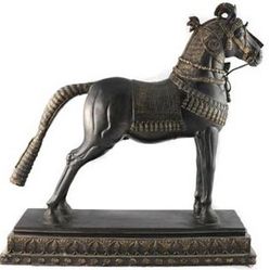 Assyrian Ancient King's horse statue 