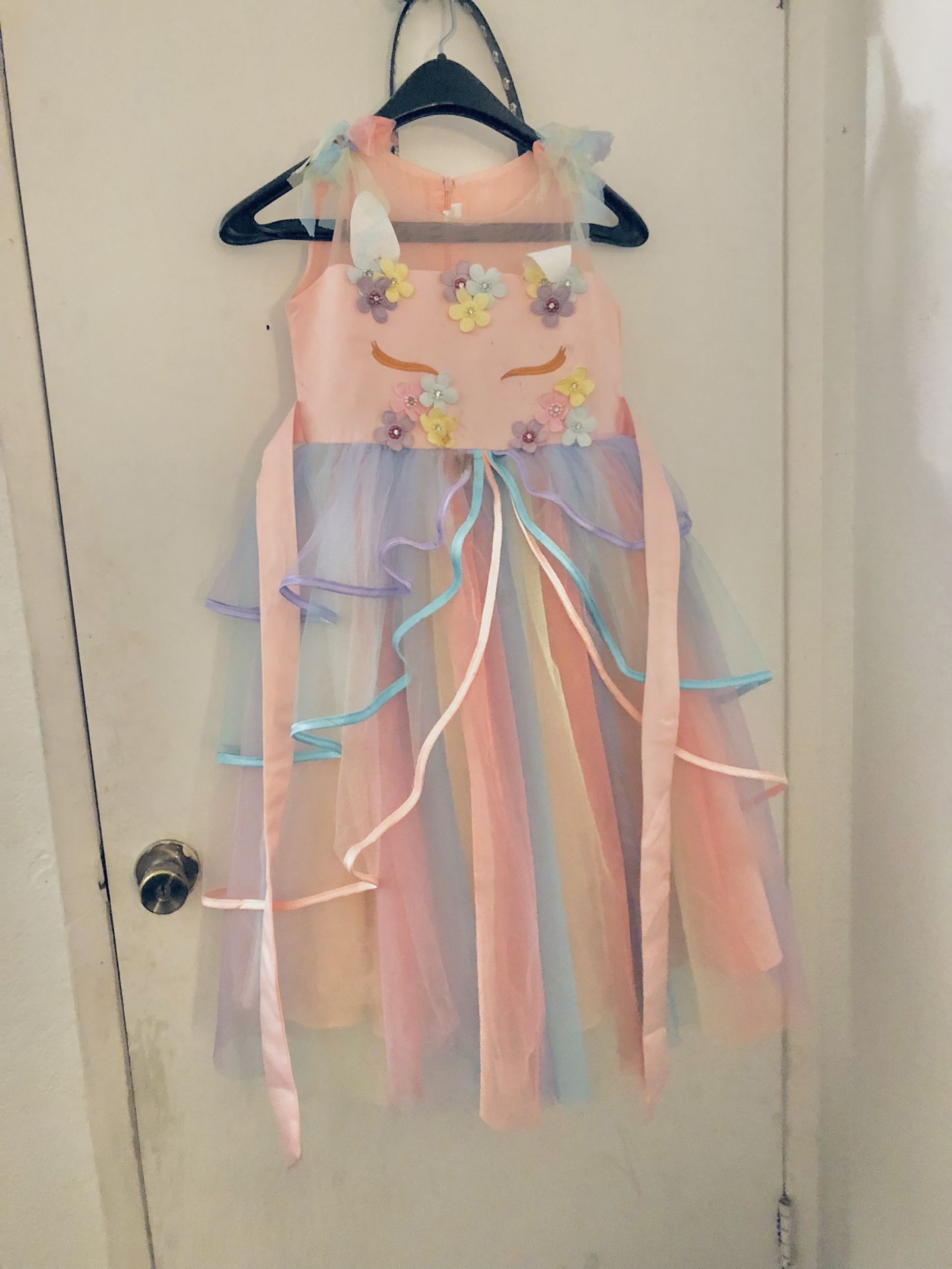 Girls Unicorn BIRTHDAY Dress