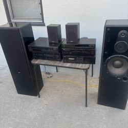 Vintage Yamaha Stereo System - 5 Piece Bundle - AS IS