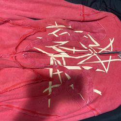 Vintage Red Hoodie
