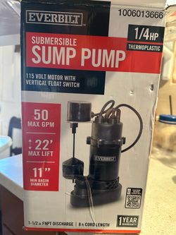 Sump pump/submersible