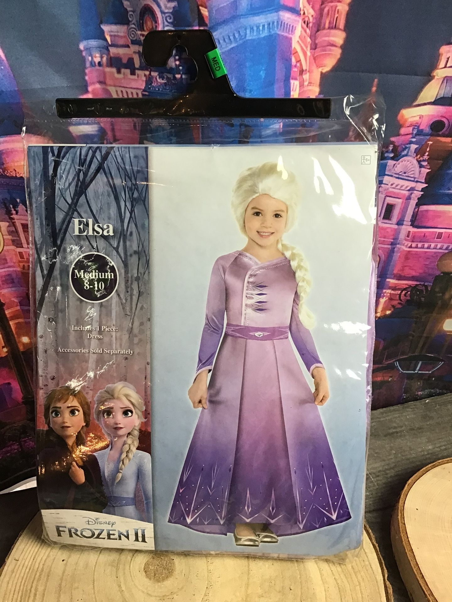 Disney Frozen 2 Elsa Formal Costume Girls Medium 8-10 (E)