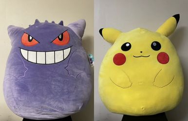 Pokemon Gengar Pikachu 20” Squishmallow