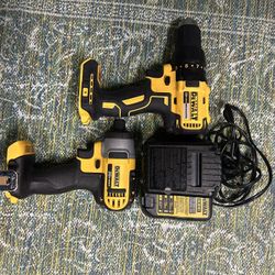 Dewalt Impact, Drill, Battery And Charger