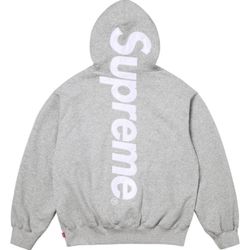 Supreme Satin Applique Hoodie Size XXL (2XL) FW25
