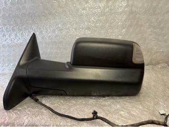 2019 - 2023 DODGE RAM 2500 RAM 3500 LEFT DRIVER SIDE VIEW DOOR TOW TOWING MIRROR OEM