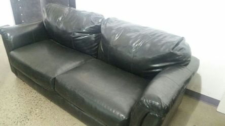 Black Leather Couch