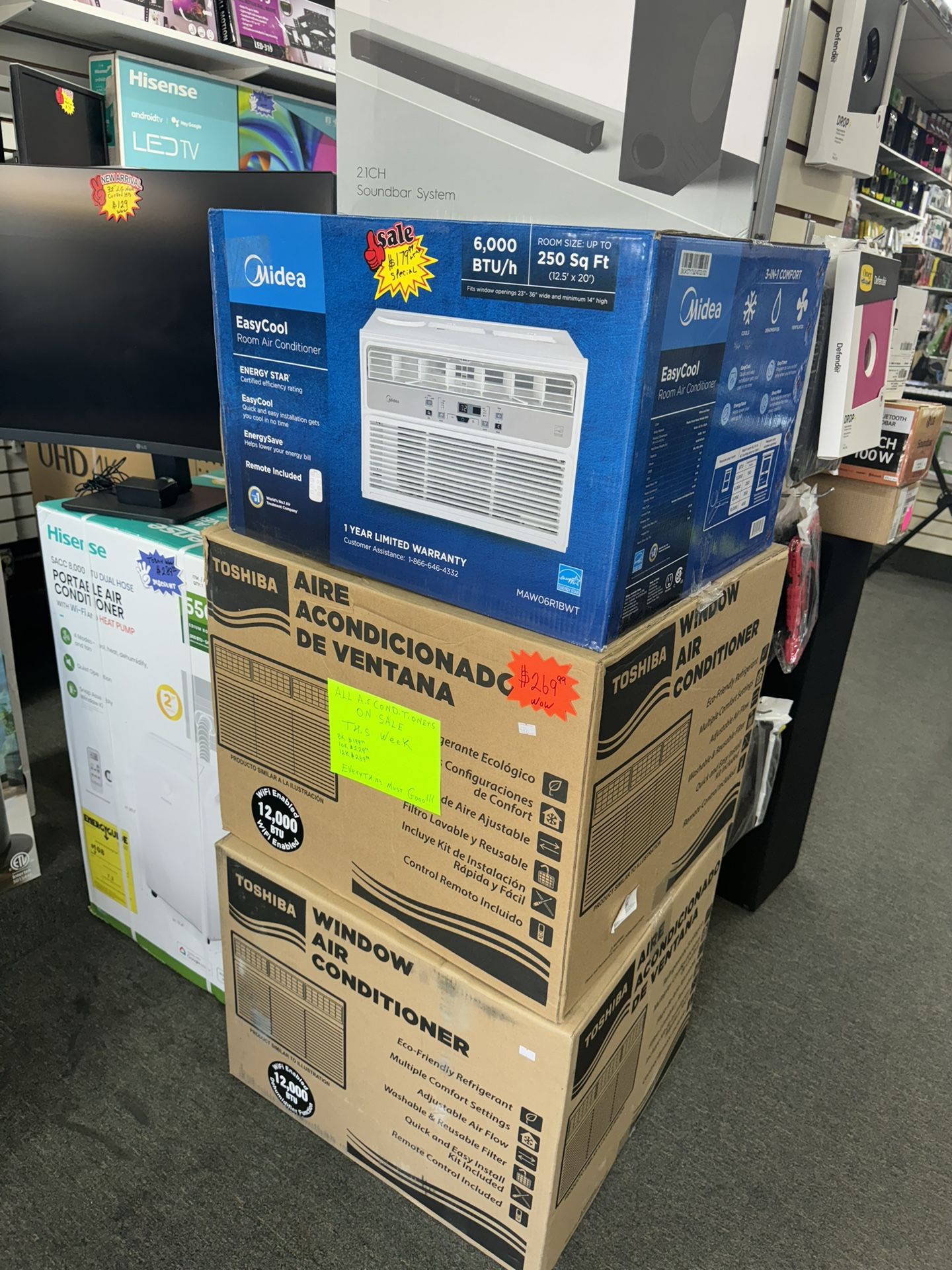 6,000 BTU NEW AIR CONDITIONER