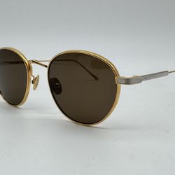 SIGNATURE C DE CARTIER TWO TONE OVAL SUNGLASSES CT0009S NEW 100% GENUINE ~$1200