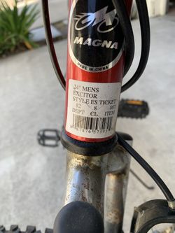 Magna Excitor XP 3000 Mountain Bike 21 Speed Wheel 24 for Sale in Fremont CA OfferUp
