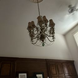 Vintage Hanging Light Fixture 