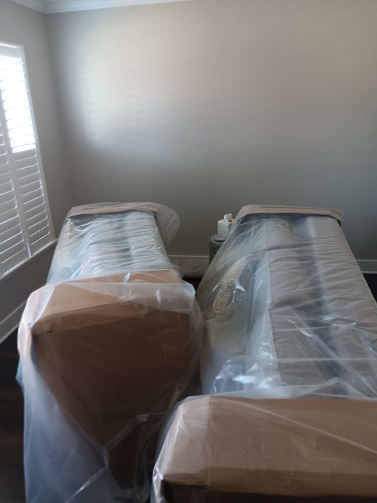 BRAND NEW COUCHES. STILL IN PLASTIC WRAP