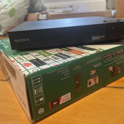 Sony Blu-Ray Player With Remote