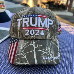 Camo Trump 2024 Hat