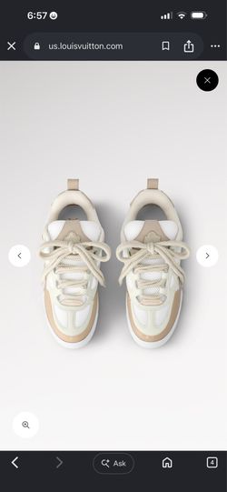 Louis vuitton ,skate sneakers,size 8 beige color