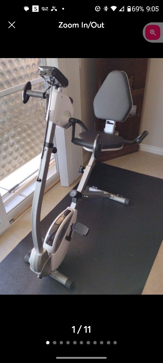 Stamina Recumbent Exercise Bike with Arm Workout