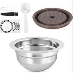 Stainless Steel Reusable Coffee Pods for Nespresso Vertuo 230 ml