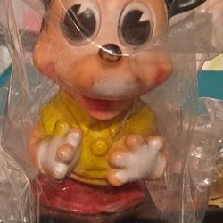 Vintage Disney's Mickey Mouse 5" tall squeaker