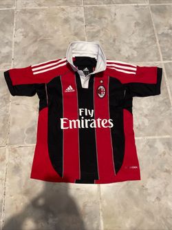 2012/13 Adidas AC Milan Gennaro Gattuso #8 Boys Youth Kids Jersey SZ 9-10 YRS